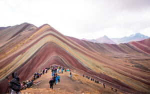 February is a popular time to visit Rainbow Mountain, as it is the peak of the dry season in Peru. During this month, visitors can expect mostly clear and sunny days