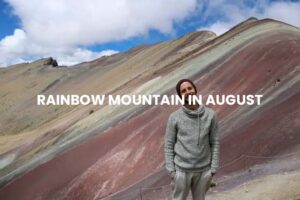 rainbow mountain in august