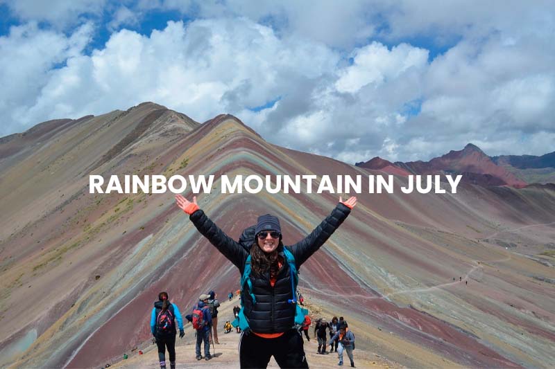 rainbow mountain in july