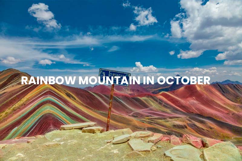 rainbow mountain in october