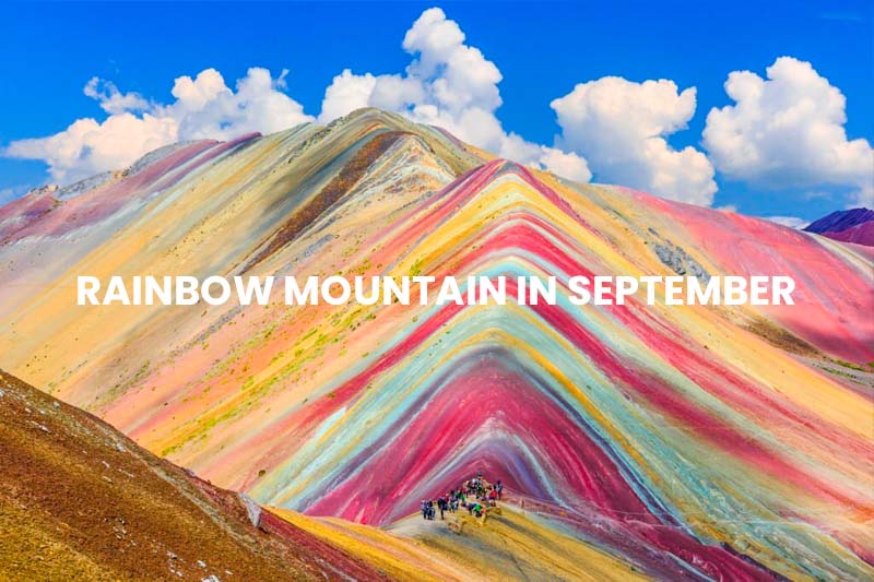 rainbow mountain in september