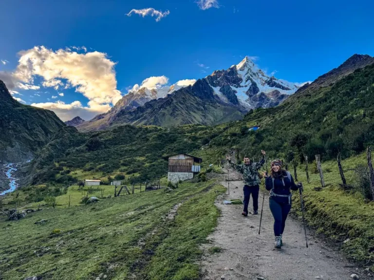 Hikers on the Salkantay Trail 5 days