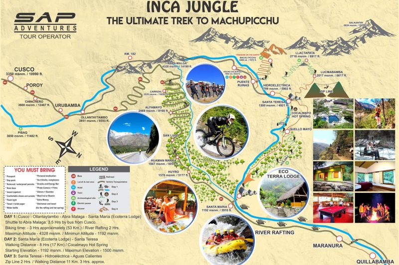 Inca Jungle Map